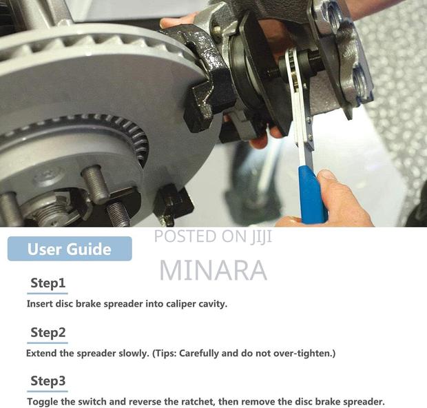 Ratcheting Brake Caliper Tool, Piston Spreader / Press, - thumbnail 4