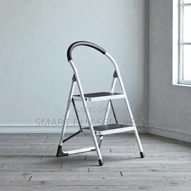 Sturdy Steel Portable Aluminum 2 Step Ladder Stepladder