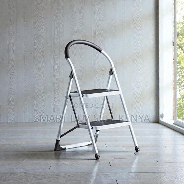 Heavy-Duty Non-Slip Portable Aluminum 2 Step Ladder Stepladder