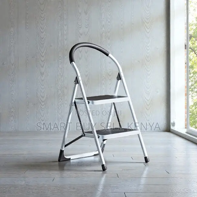 Heavy-Duty Non-Slip Portable Aluminum 2 Step Ladder Stepladder