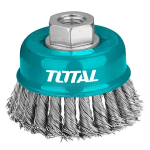 Total Tac32041 Wire Cup Brush
Dia: 100mm, 4"