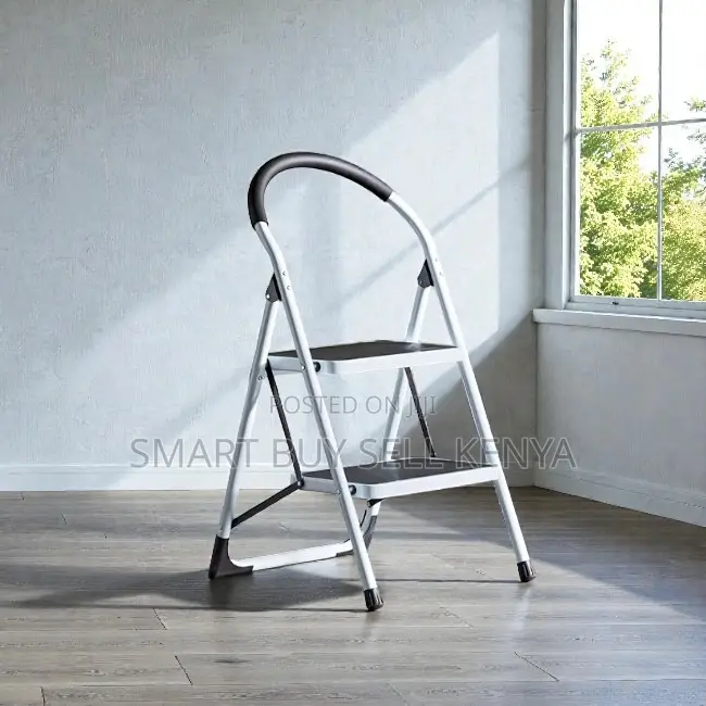 Aluminum Compact Design 2 Step Ladder Stepladder