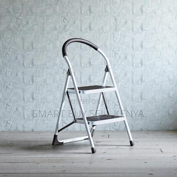 Lightweight Non-Slip Surface Aluminum 2 Step Ladder Stepladder - main view