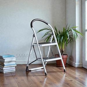 Aluminum Stylish Modern Appearance 2 Step Ladder Stepladder - thumbnail 2