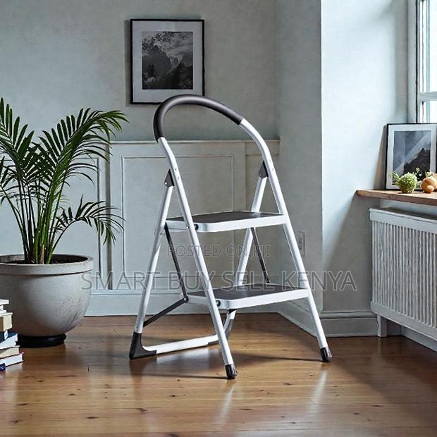 Portable Multi-Use Household Aluminum 2 Step Ladder Stepladder - main view