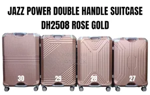 3pcs Set Jazz Power Double Handle Fiber Suitcase