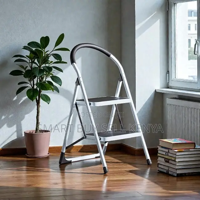 Lightweight Easy Carry Handle Aluminum 2 Step Ladder Stepladder
