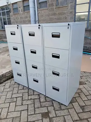 Metal 4 Drawer Filing Cabinet – Lockable Durable