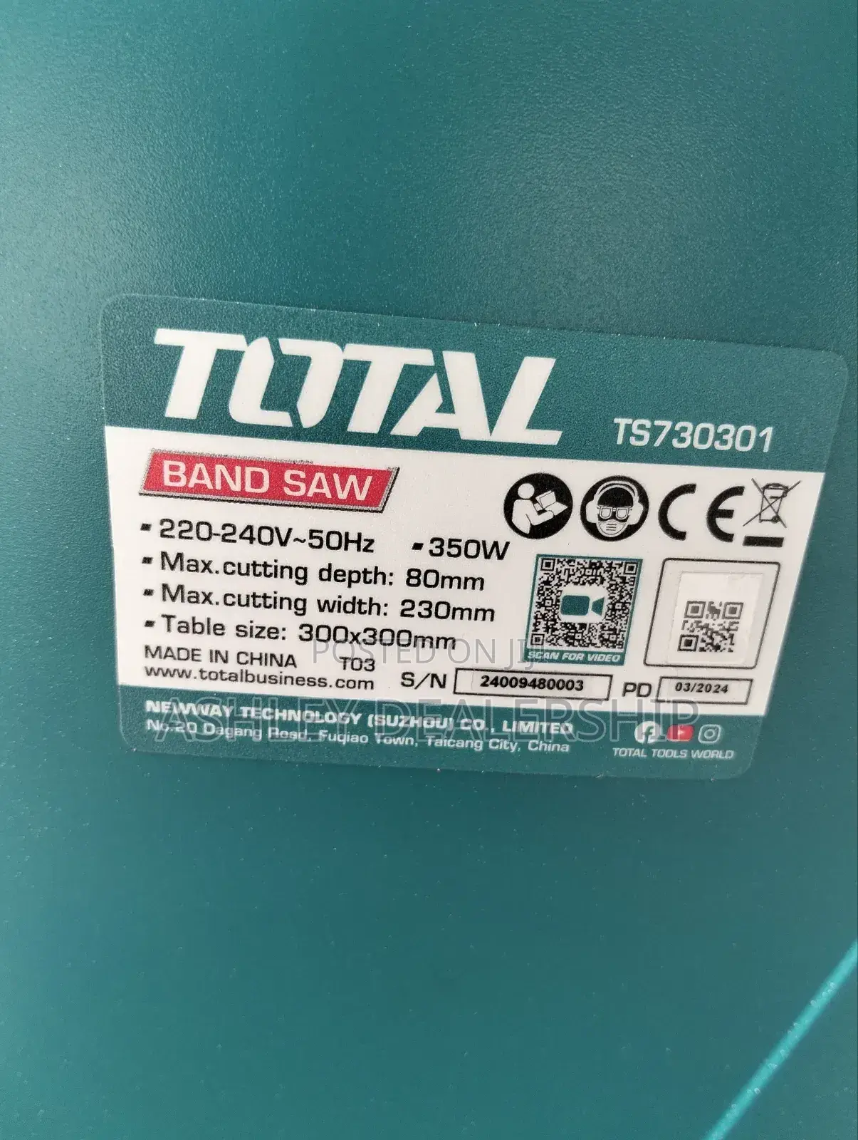 Total Bandsaw