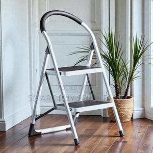Aluminum Non-Slip Surface 2 Step Ladder Stepladder - thumbnail 2