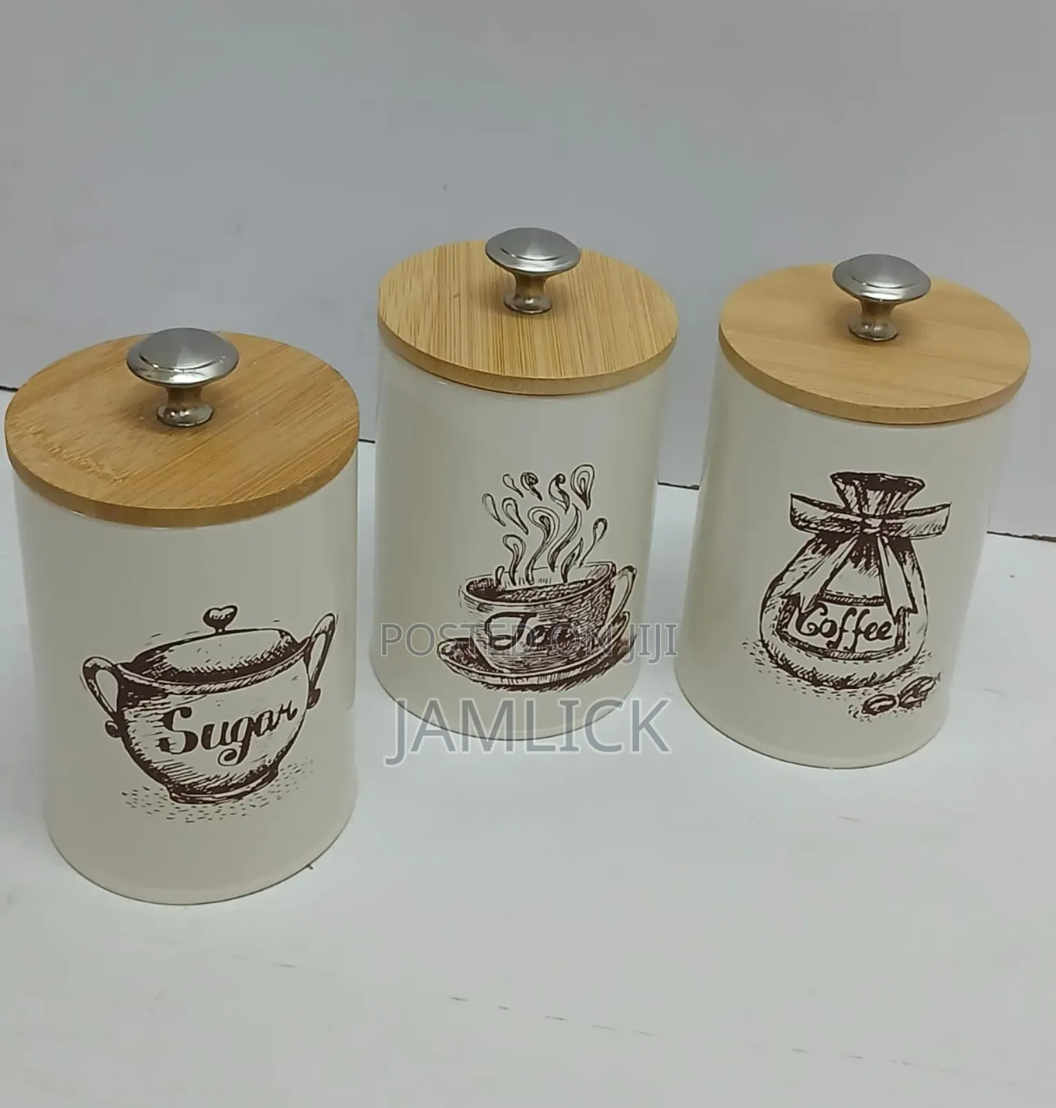 Airtight Sugar, Tea Coffee Canisters - Bz