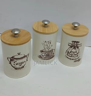Airtight Sugar, Tea Coffee Canisters - Bz - thumbnail 2