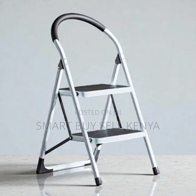 Sturdy Steel Convenient Durable 2 Step Ladder Stepladder