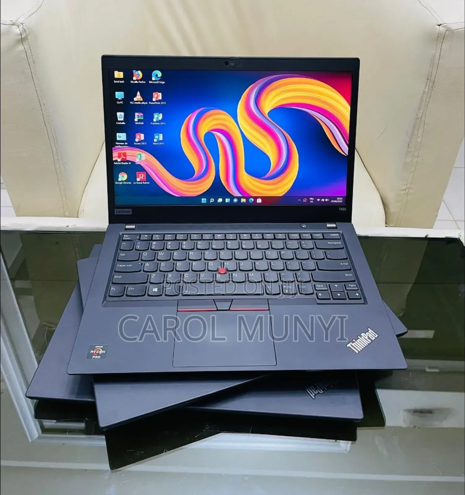 New Laptop Lenovo ThinkPad T495s 16GB Intel Core I5 SSD 256GB