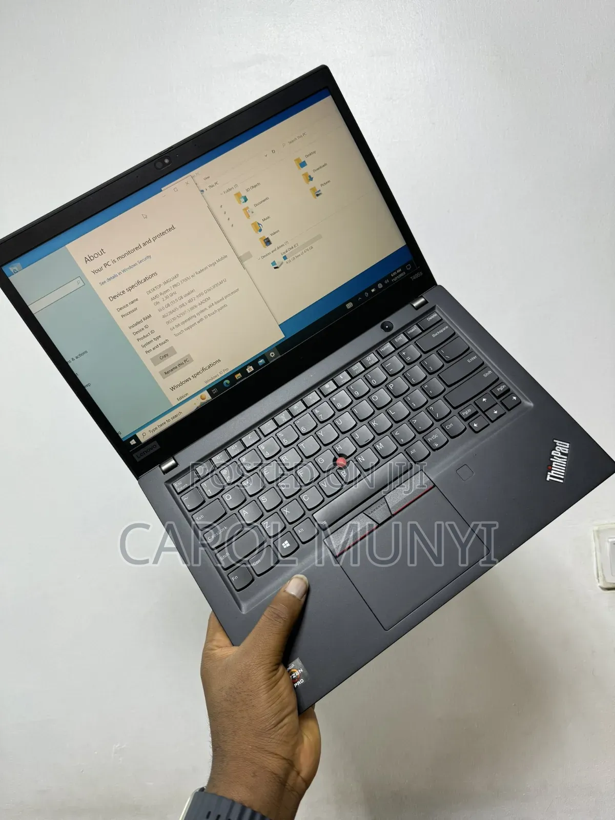 New Laptop Lenovo ThinkPad T495s 16GB AMD Ryzen 5 SSD 256GB
