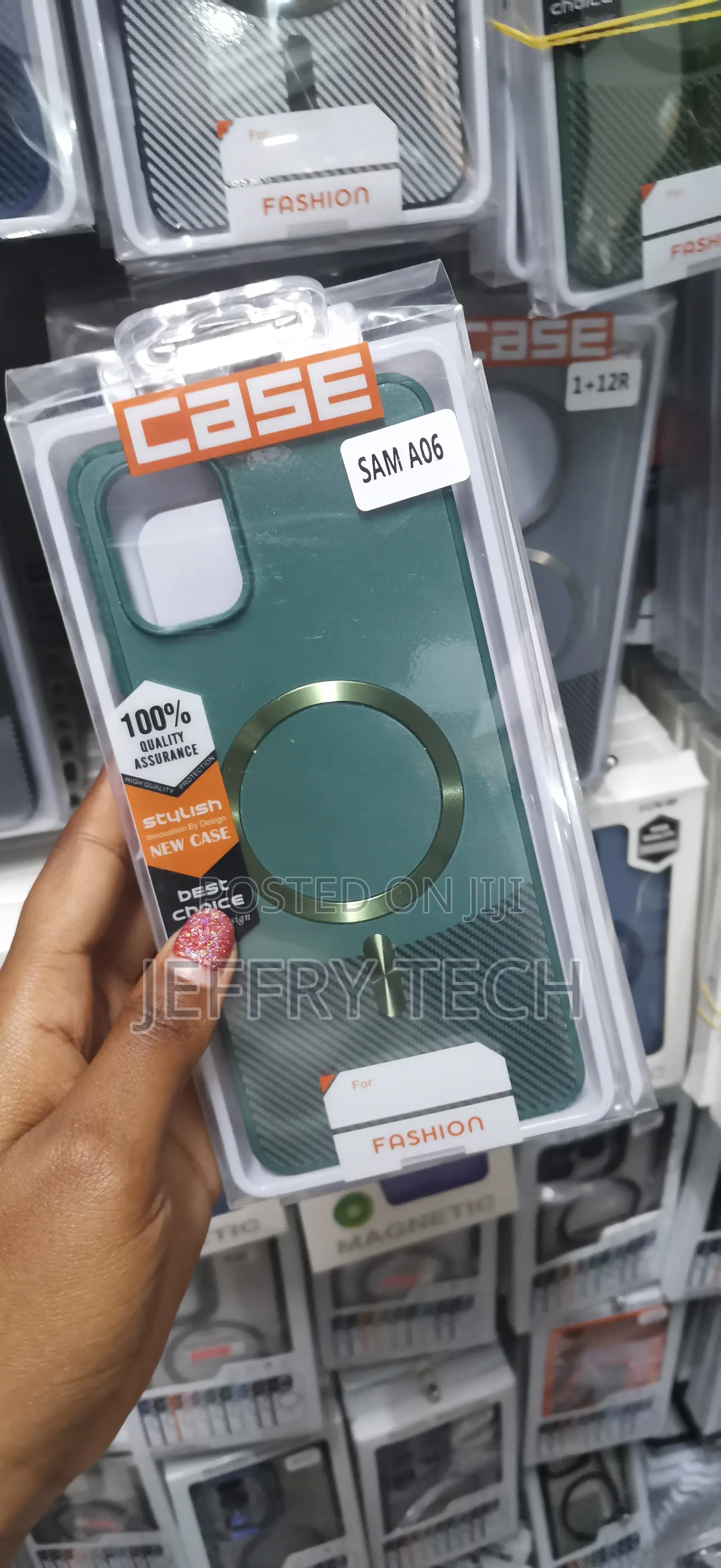 Weiqing Samsung Galaxy A06 Hard Tpu Magnetic Compatible Case