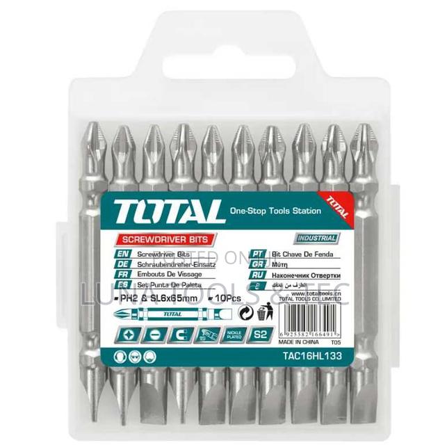 Total Screwdriver Bitph2+Sl6.0,65mm,10pcs/Set Double End Bit