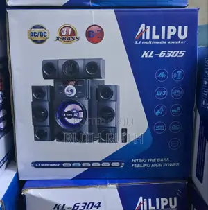 3.1ch Ailipu Homethearte Multimedia Speaker System Woofer