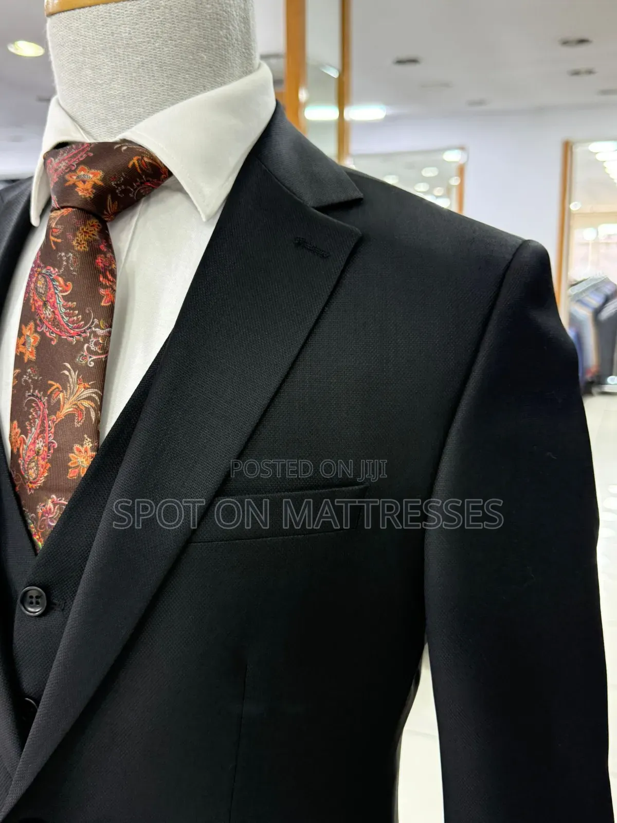 Official Men Suits 100% Wool From Turkey + Free Tie And Free Delivery