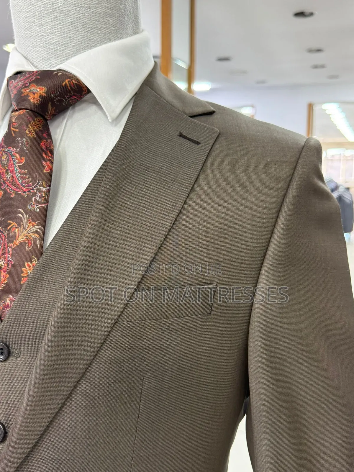 Official Men Suits 100% Wool From Turkey + Free Tie And Free Delivery