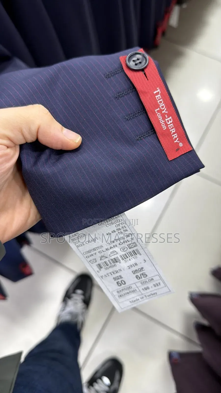 Official Men Suits 100% Wool From Turkey + Free Tie And Free Delivery