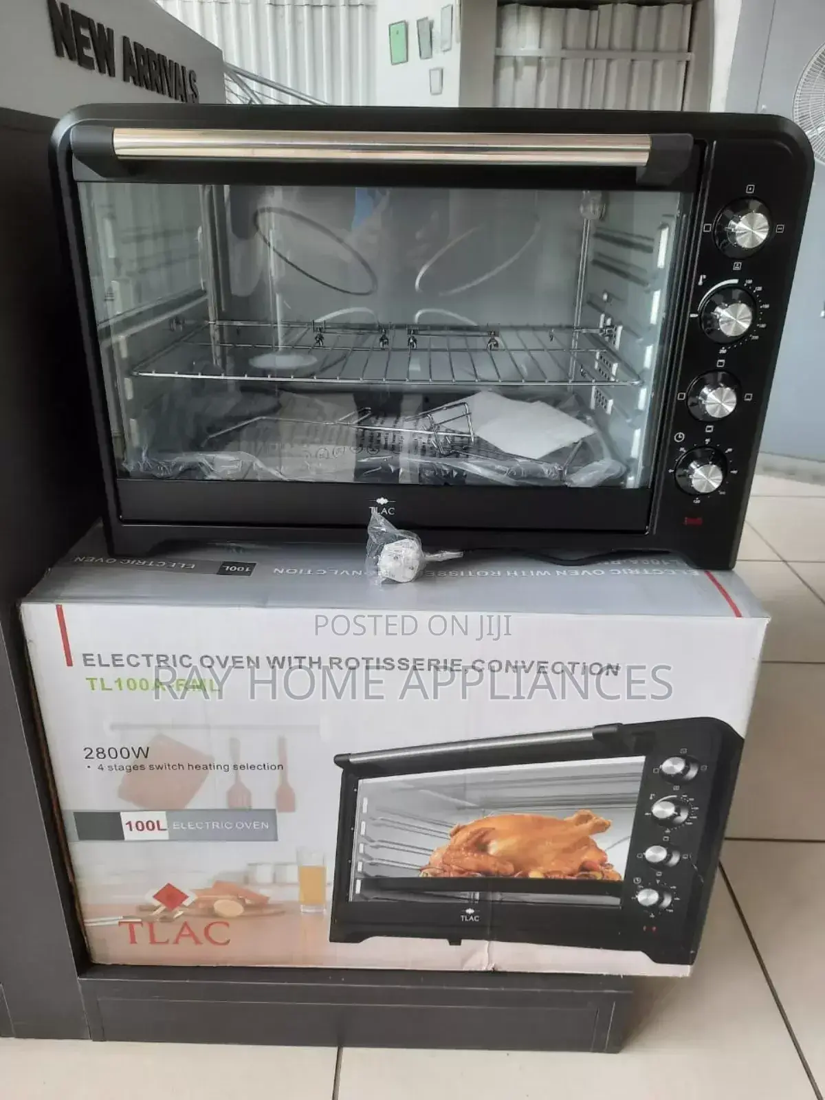 100 Litres Tlac Electric Oven With Rotisserie