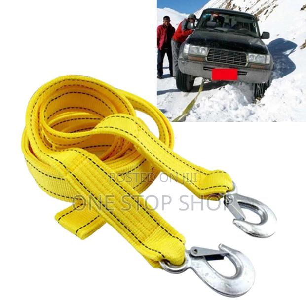 8ton Heavy Duty Towing Belt With Hooks - main view