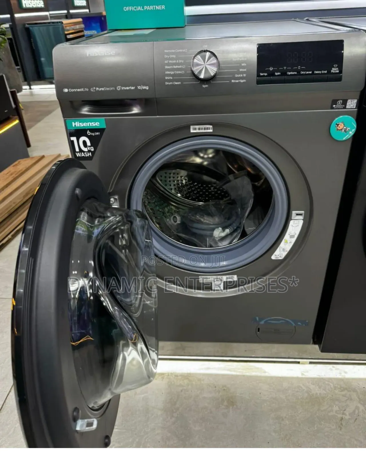 10kg Wash and Spin Front Load Washing Machine