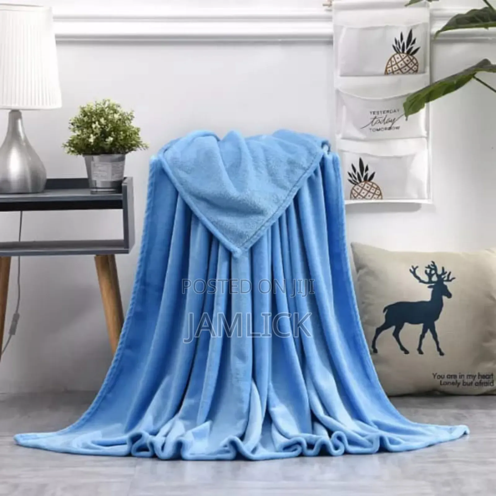 Plain Coral Fleece Throw Blanket –Tr