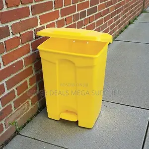 Heavy Duty 30 Litres Hard Plastic Step Pedal Waste Garbage Dust Bin