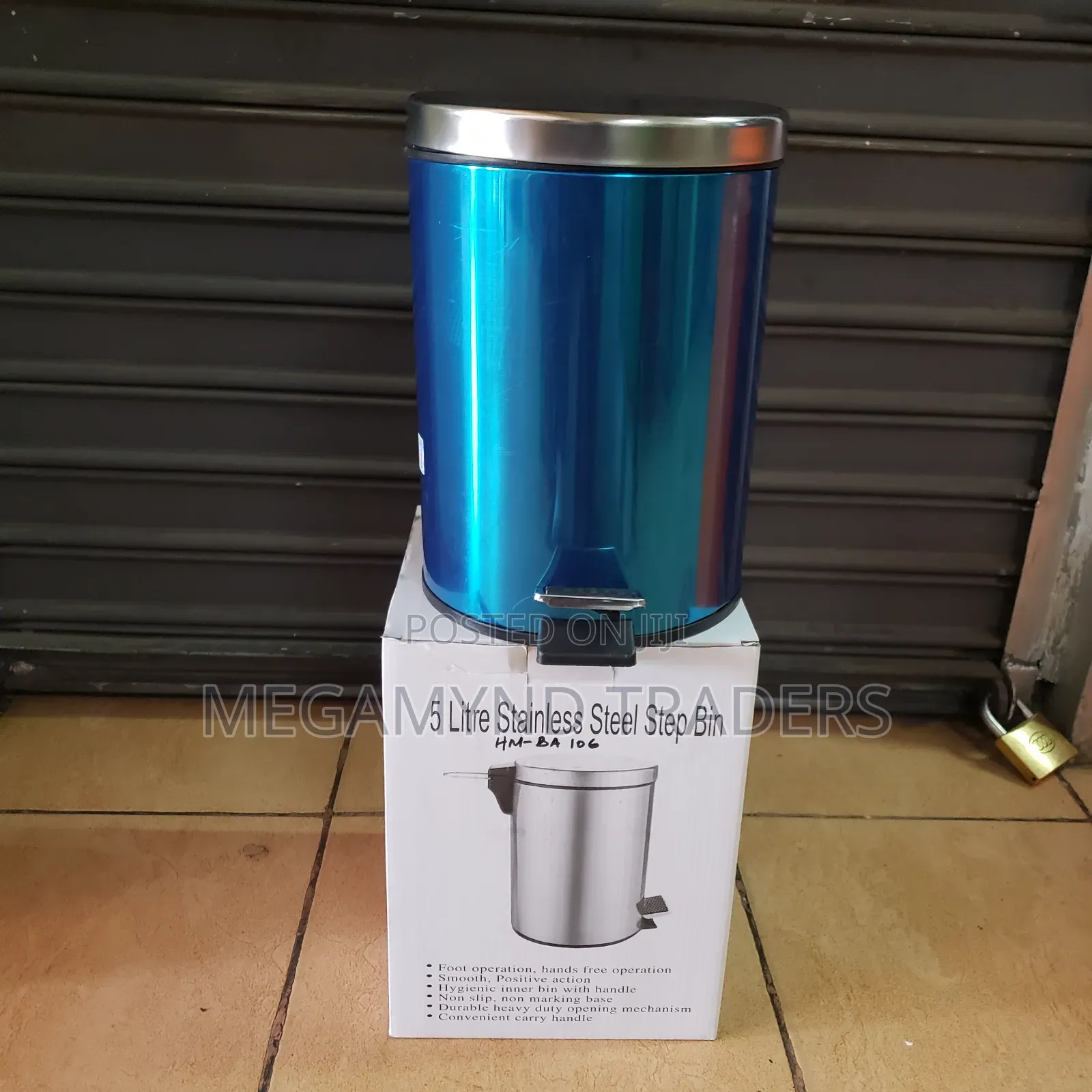 20 LTR Stainless Steel Pedal Waste Bin / Pedal Bin