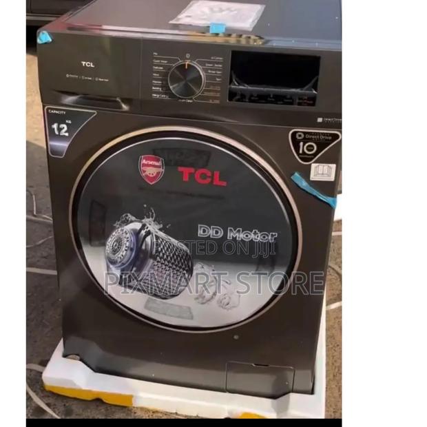 TCL 12kg Washing Machine – Powerful Wash Spin Performance - main view