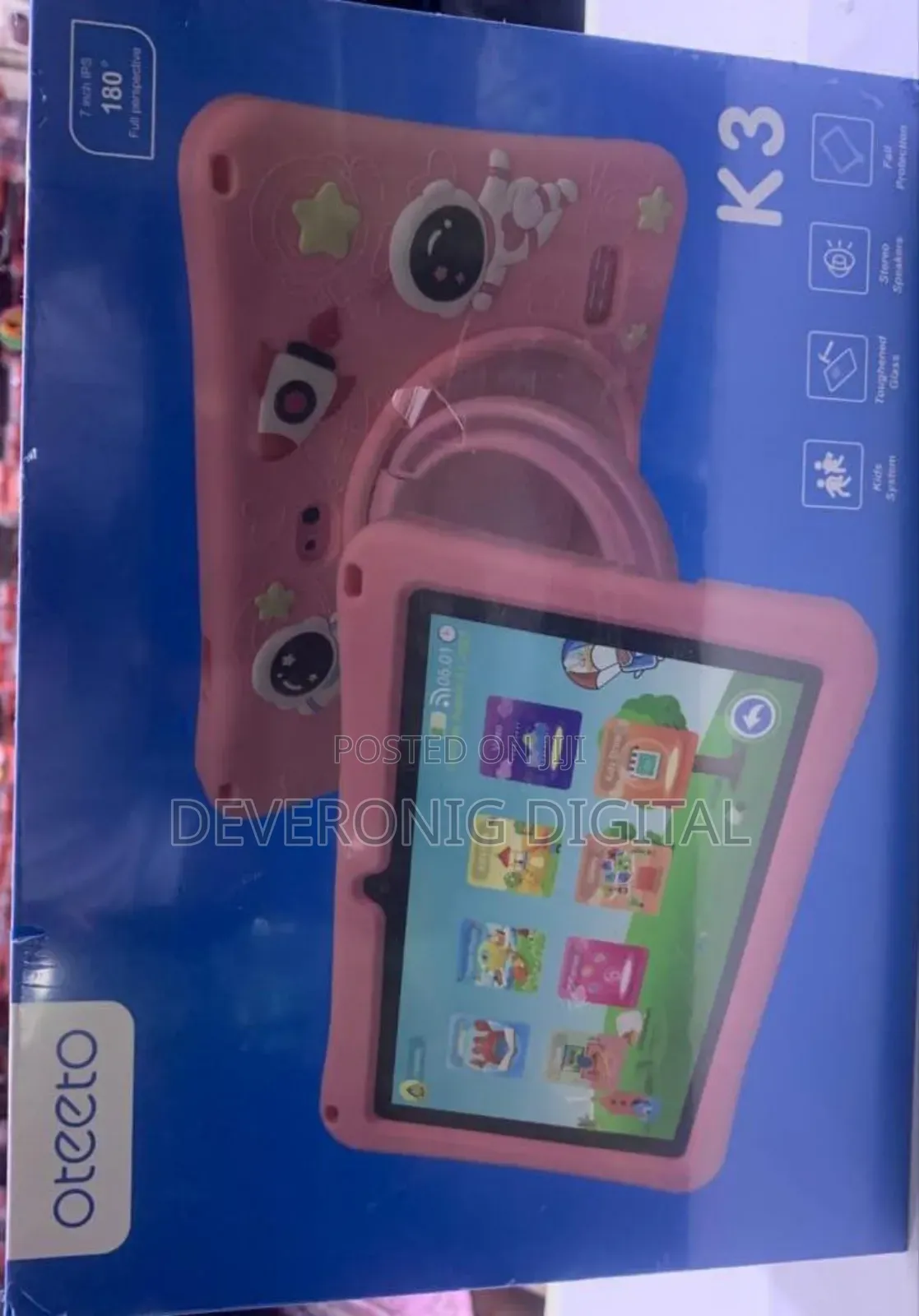 New Oteeto Tab 10 Kids 128 GB Black