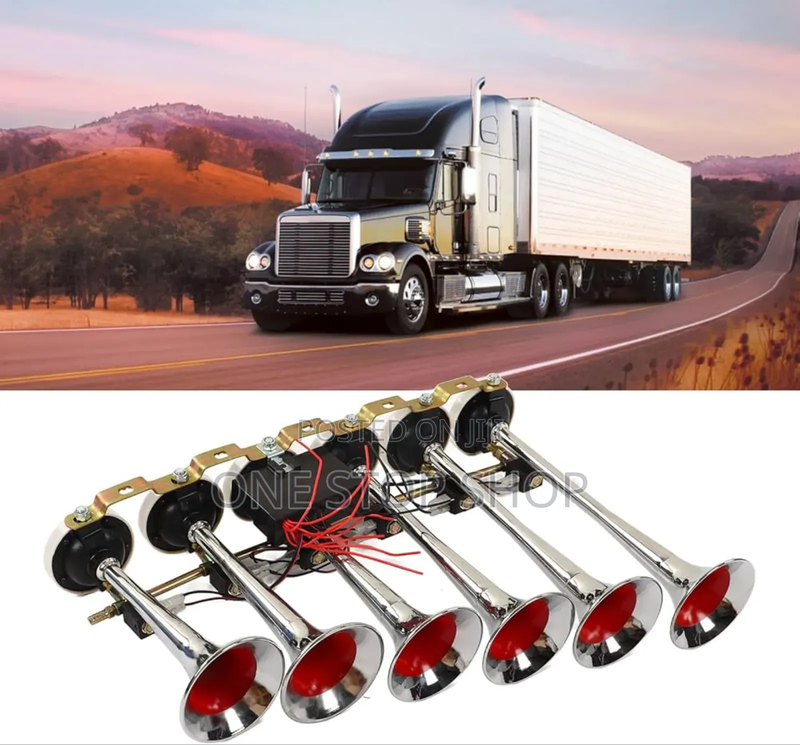 6 Trumpet Air Horn For Trucks