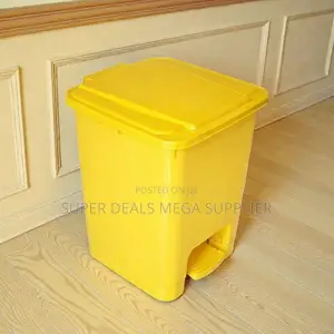 30litres Hard Plastic Step Pedal Bin for Waste Disposal in Medical Use