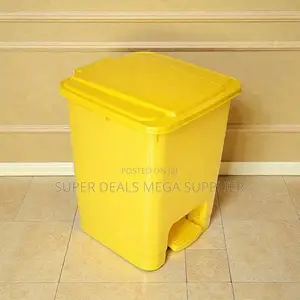 Efficient 30l Hard Plastic Step Pedal Waste Bin for Commercial Use