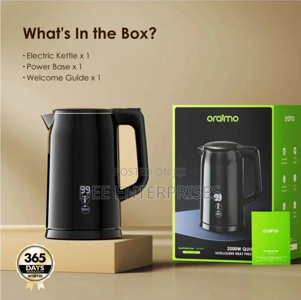 Oraimo Smart Kettle Byte Oh- 2000w 304 - main view