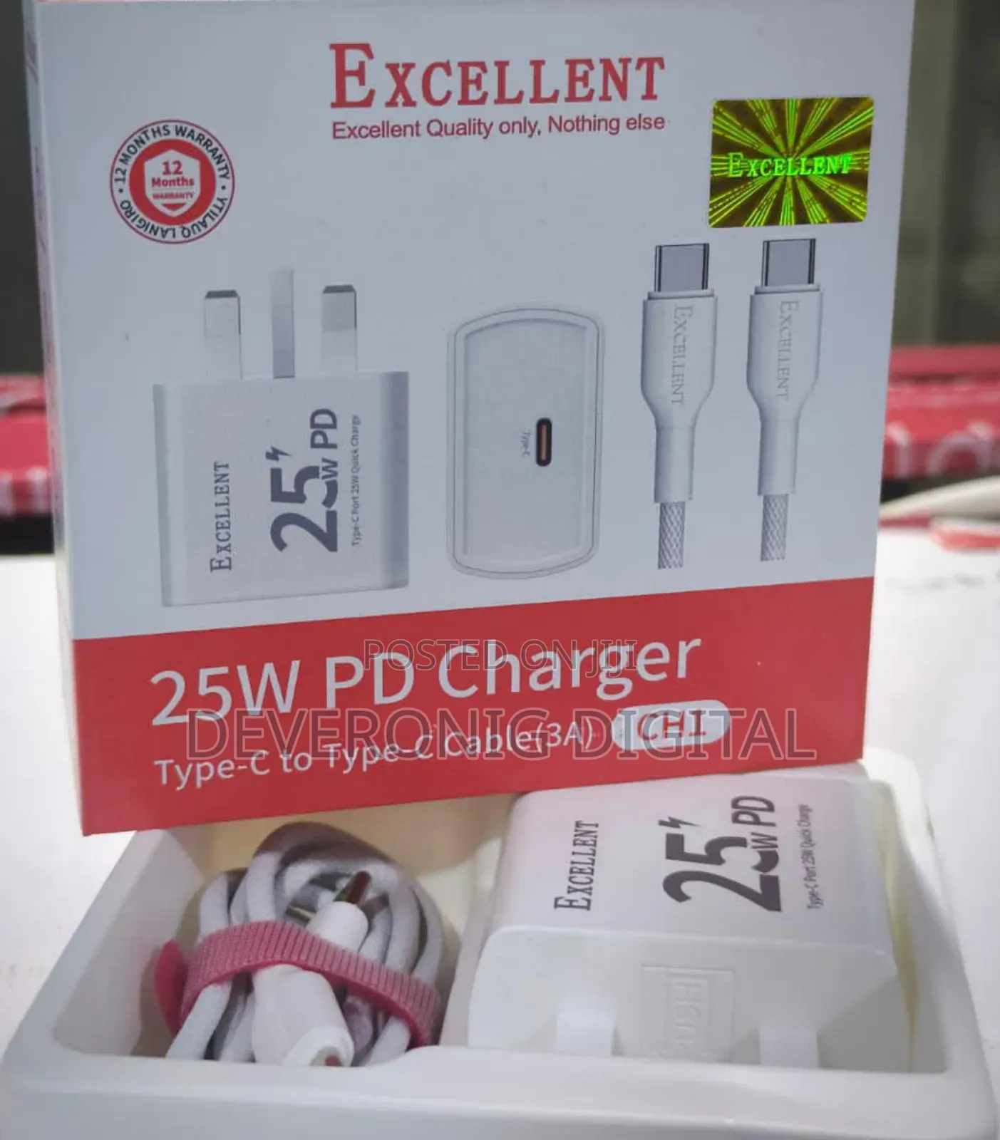 *Excellent 25w Pd C-C Complete Fast Charger*