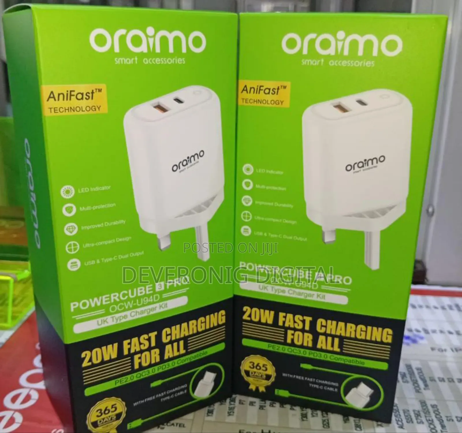 *Oraimi 20w Generic Micro Charger With C-C Port