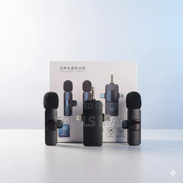  3-in-1 Dual Wireless Lavalier Microphone