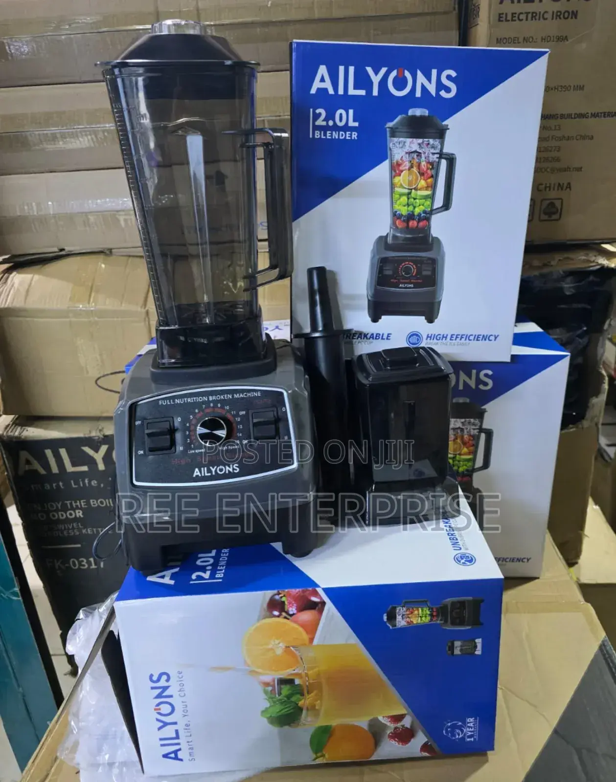 *Ailyons* 2 In 1 Commercial Blender  Brand New