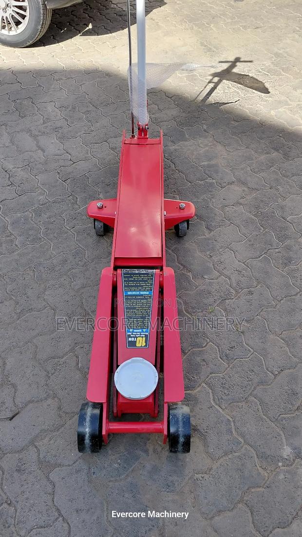 Heavy Duty Ten Tonne/10,000kg Lifting Trolley Jack.