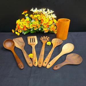 High-Quality Bamboo Cooking Set –Rb - thumbnail 2