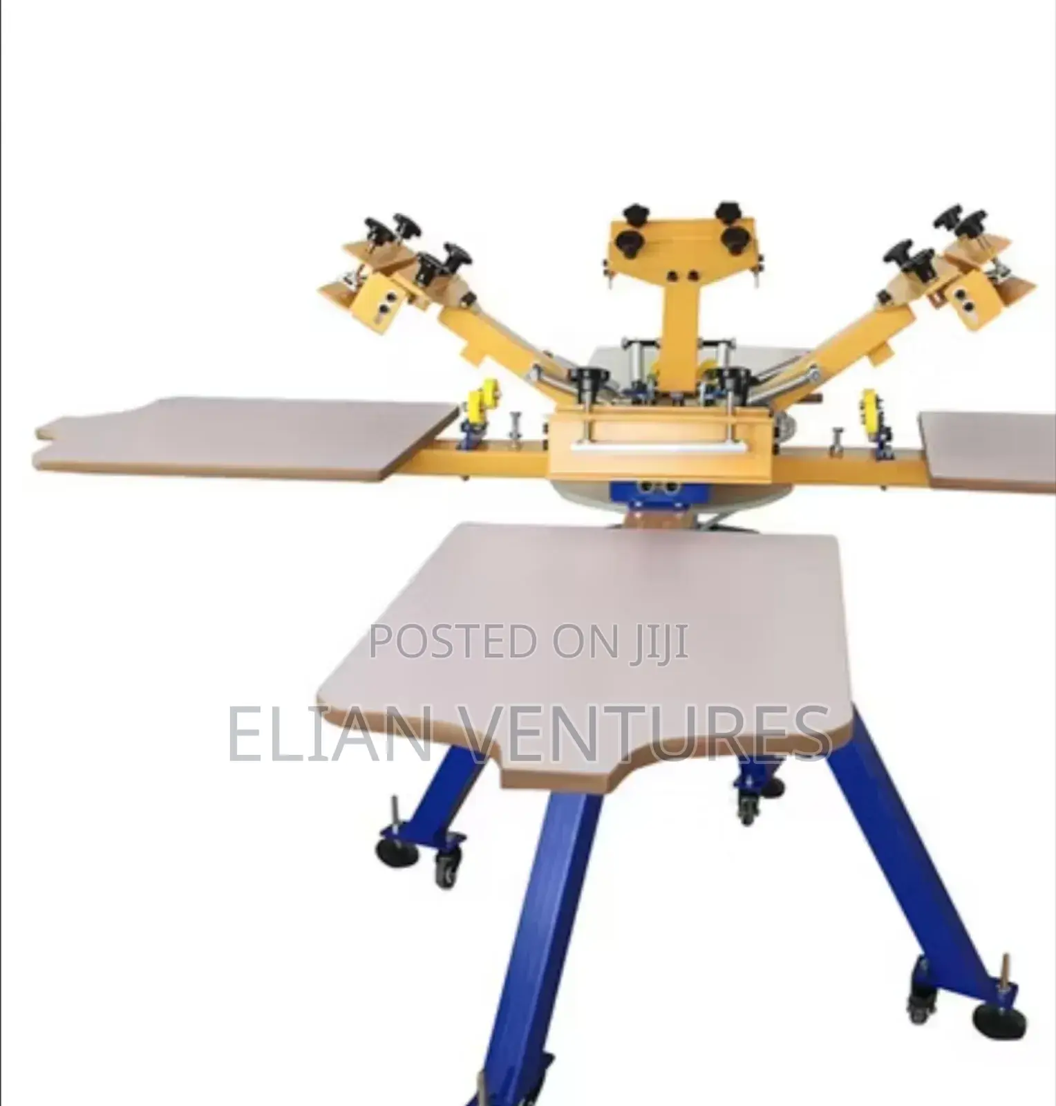 New 4 Colour 4 Station Screen Printing
