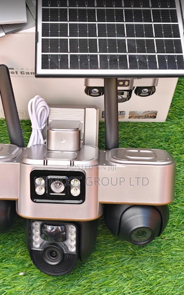 V380 Smart Solar Triple Lens Camera - main view