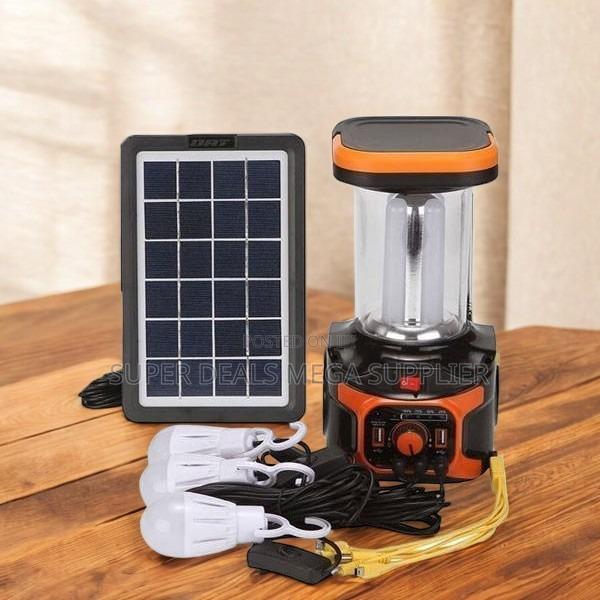Dat-at 9016b Solar Home Lighting System With Fm Radio and Usb Charge