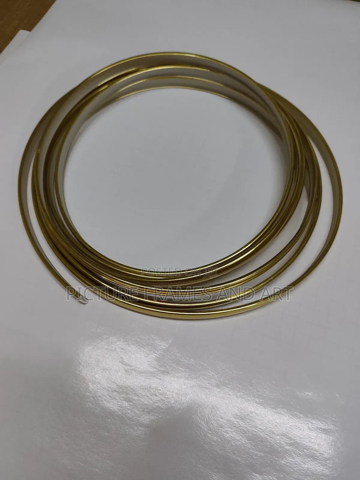 50metres Roll Photo Mount Gold U-Ring Lipping Strip