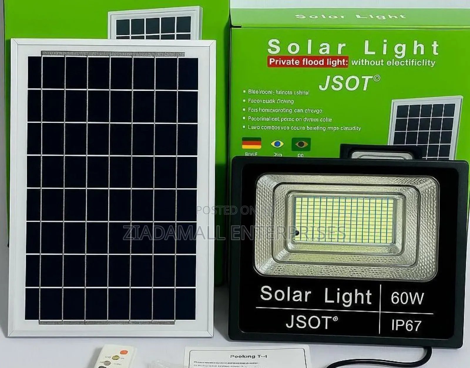 High-Performance Us-60w Solar Flood Light – Eco-Friendly Durable