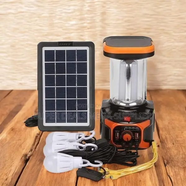 Dat-at 9016b Solar Home Kit With Led Lighting, Fm Radio and Mp3