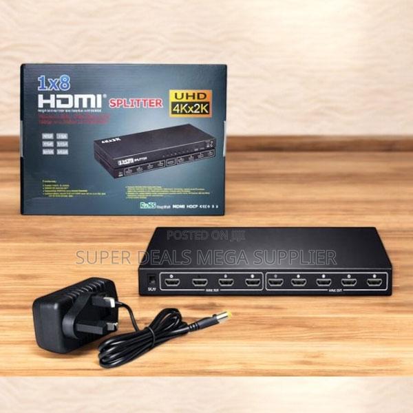 Brand New 8 Port Hdmi Splitter 1×8 Repeater Amplifier